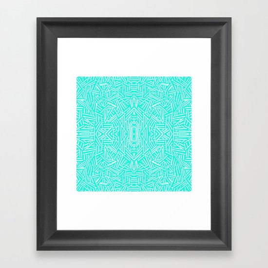 Radiate (Mint) Framed Art Print