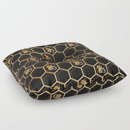 Honeycomb Bee Pattern 24132913 Floor Pillow