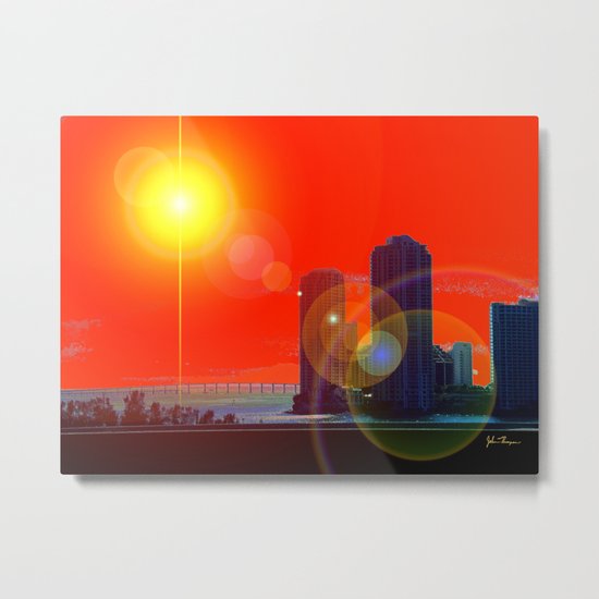 Here comes the Sun! Metal Print