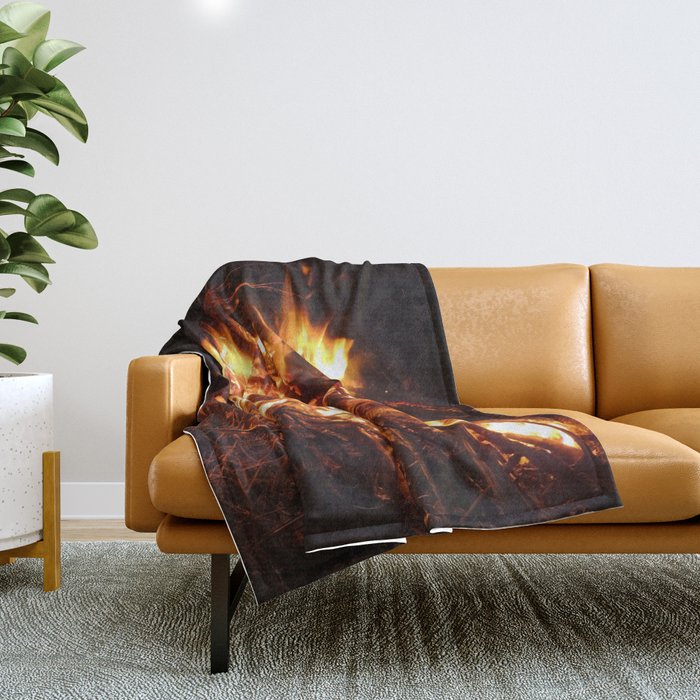 Bonfire Throw Blanket