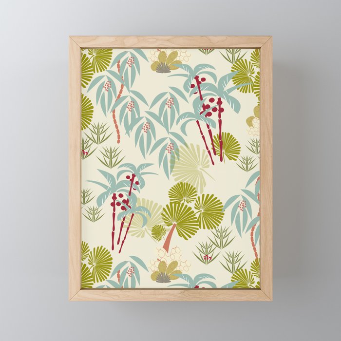 Tropical Spring Framed Mini Art Print