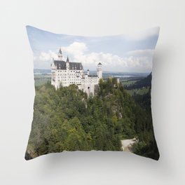 Neuschwanstein Castle Throw Pillow