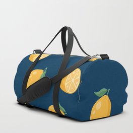 lemon pattern Duffle Bag