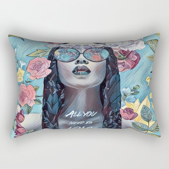 ALL YOU NEED IS LOVE Rectangular Pillow
