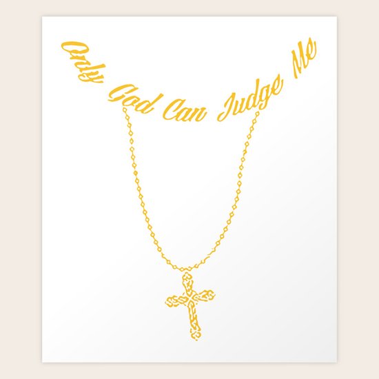 Cool Gangster Only God Can Judge Me Jesus Crucifix Holy Christian Jesus T Shirts Art Print By Madonnadivers Society6