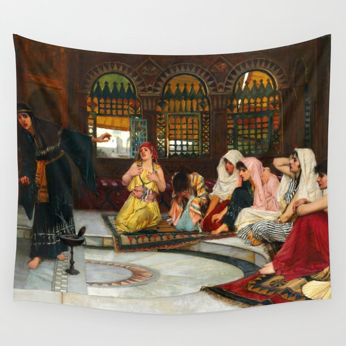 John William Waterhouse "Consulting the Oracle" Wall Tapestry