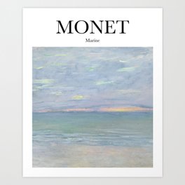 Monet - Marine Art Print