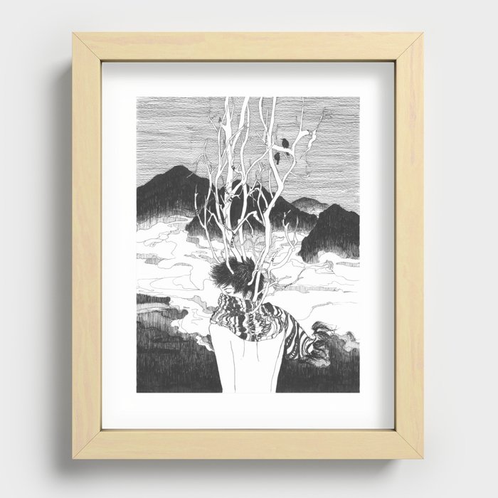 Dreaming Of Another Land Recessed Framed Print