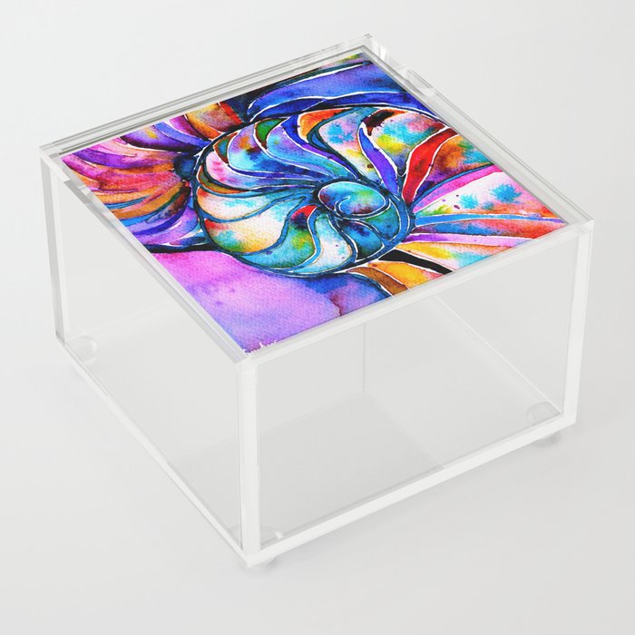 Bright Modern Shell Acrylic Box