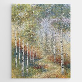 Birch Among the Pines Jigsaw Puzzle