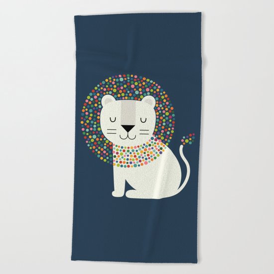 As A Lion Beach Towel