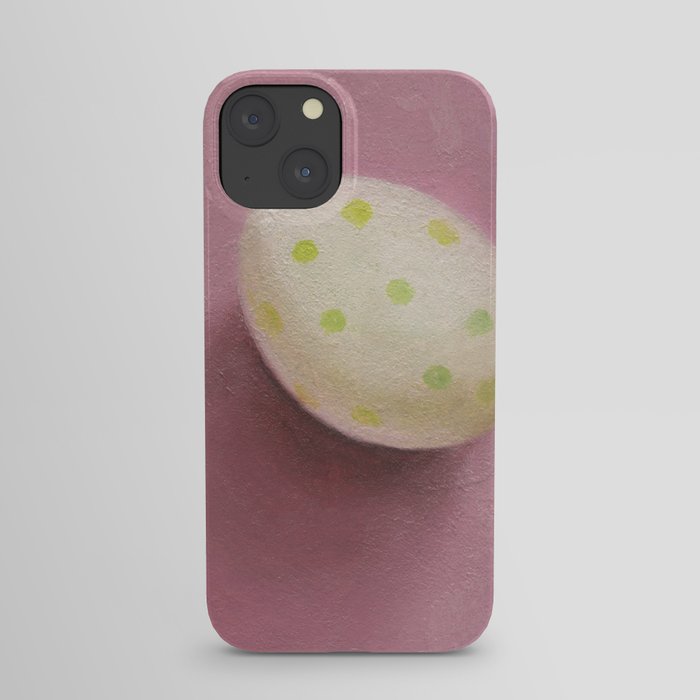 Polka Dot Egg on Pink iPhone Case