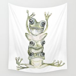 Frog life Wall Tapestry