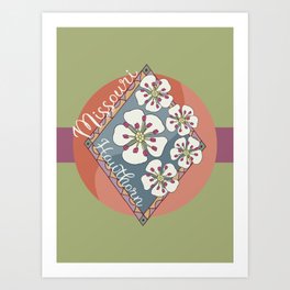 Missouri State Flower: Hawthorn Art Print