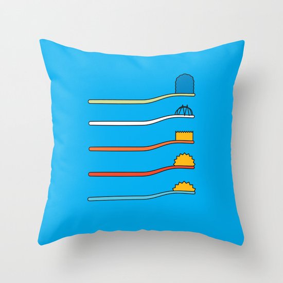Simpsodyne Throw Pillow