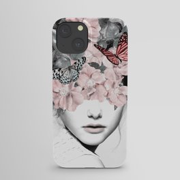 WOMAN WITH FLOWERS 10 iPhone Case