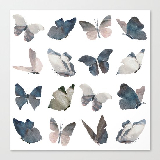 Butterfly Pattern Canvas Print