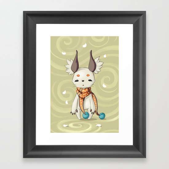 Fluffy Ears Framed Art Print
