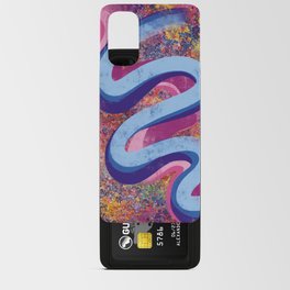 Energy of Life Abstract Expressionism Art by Emmanuel Signorino  Android Card Case