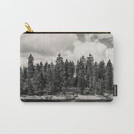 Far Away Clouds Passing By Carry-All Pouch