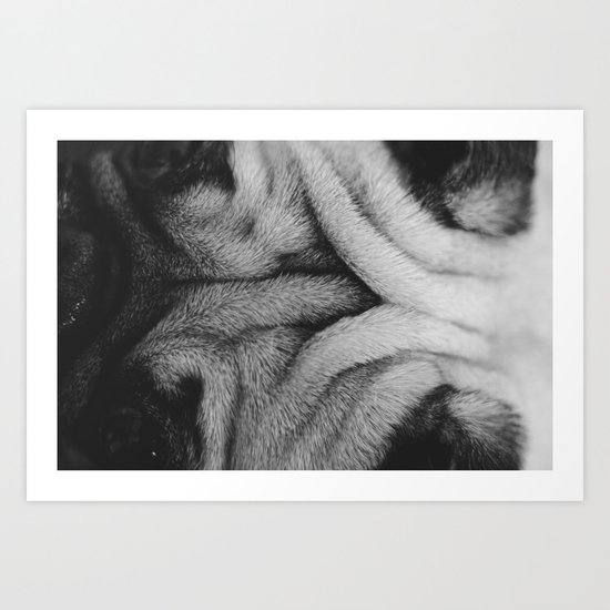 Pug Art Print