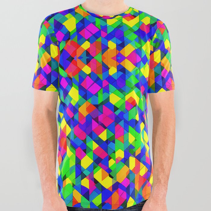 Just Colors All Over Graphic Tee