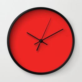 Lobelia Cardinalis Wall Clock