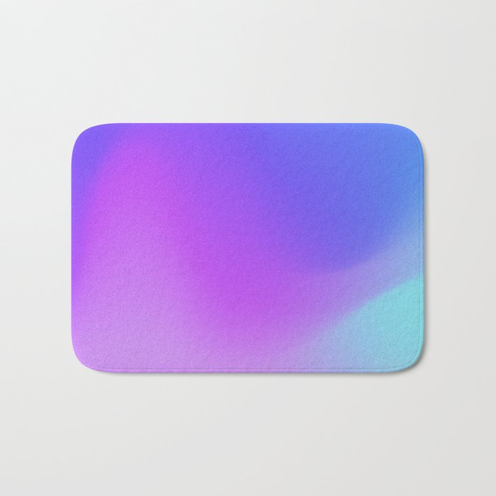 Gradient Minimal Purple Aesthetic Bath Mat