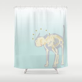 cattus sanctus Shower Curtain