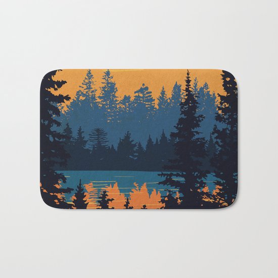 Algonquin Park Poster Bath Mat