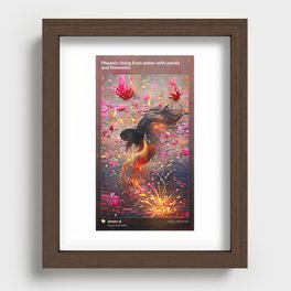 Beta fish Recessed Framed Print