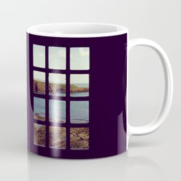 Minimalist Scotland | Freedom framed in a window | Dunnotar Castle, Stonehaven Coffee Mug
