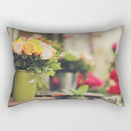 Vintage roses Rectangular Pillow