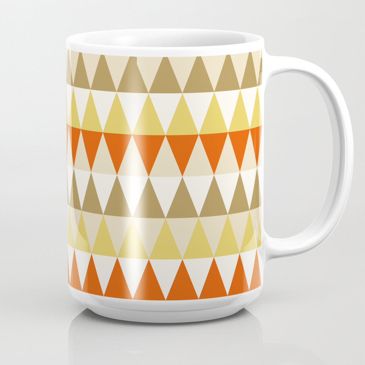 Triangle Pattern Wallpaper Coffee Mug By Comodo777 Society6