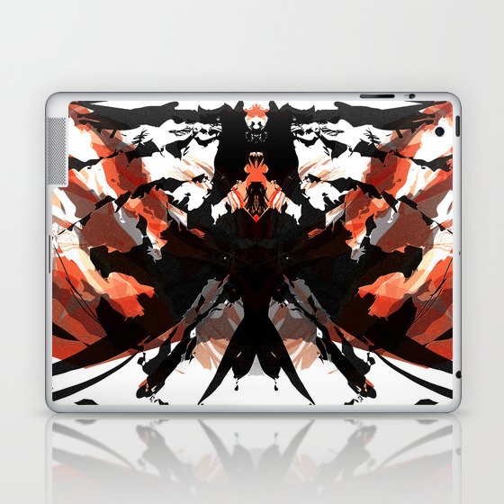 Rorschach Samurai Laptop & iPad Skin