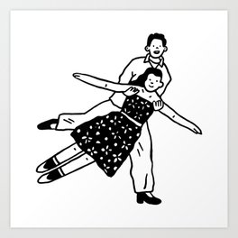 Dancers XIX Art Print