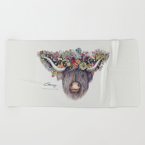 buffalo Beach Towel