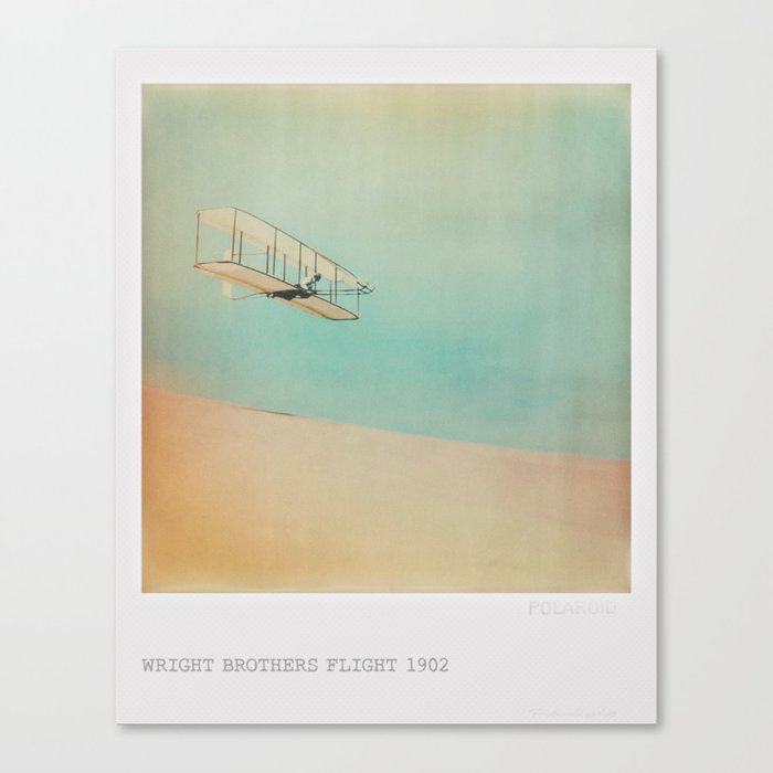 Wright Brothers Flight 1902 Canvas Print