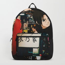 Itachiuchiha Backpack | Painting, Akatsuki, Character, Clan, Crow, Dark, Man, Itachiuchiha, Anime, Kanji 