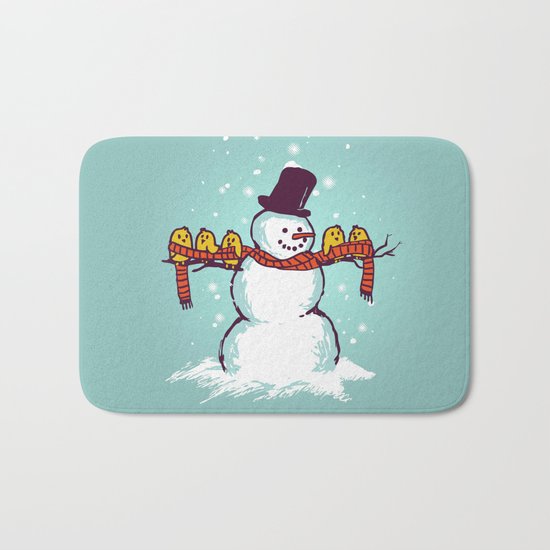 Sharing is caring (Winter edition) Bath Mat
