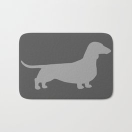 Dachshund Silhouette(s) Wiener Dog Bath Mat