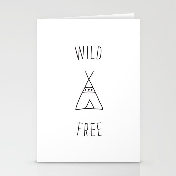 Wild and Free Stationery Cards