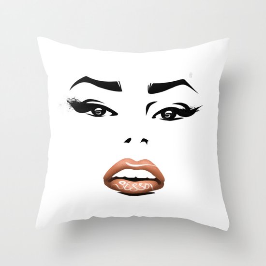 Bombshell Series: Sex - Sophia Loren Throw Pillow
