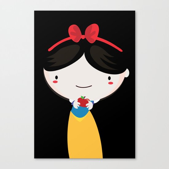 Snow white Canvas Print