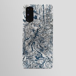 Brussels, Belgium - Aesthetic Map Design Android Case