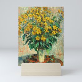 Claude Monet - Jerusalem Artichoke Flowers Mini Art Print