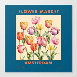 Flower Market Amsterdam No. 16 Canvas Print