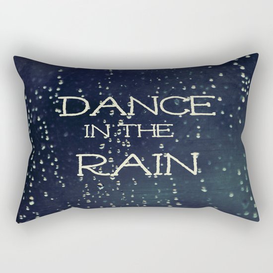 Dance in the Rain Rectangular Pillow