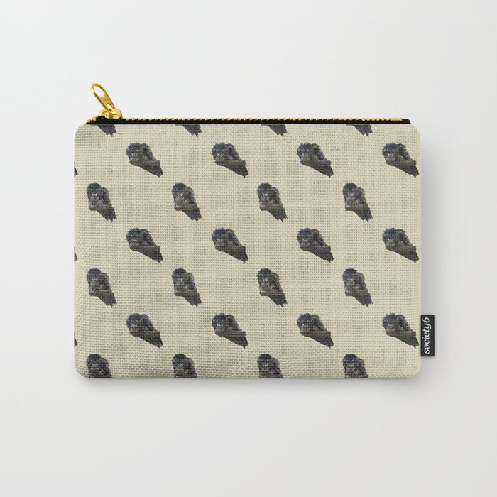 Tawny Frogmouth Tiles Carry-All Pouch