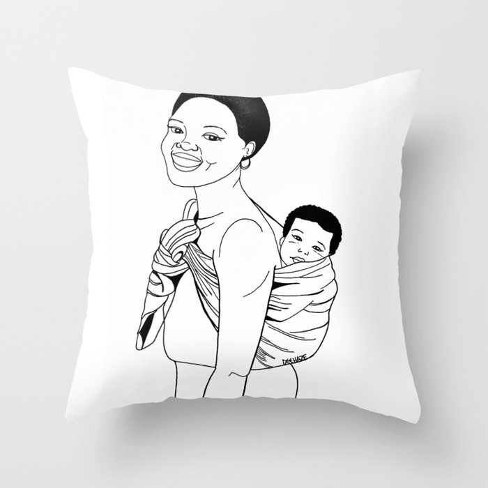 Mother's Day Throw Pillow